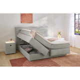 Vivian ágy, világosszürke (180 cm)