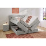 Vivian ágy, világosszürke (180 cm)