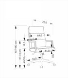 Faber II irodai forgószék (fekete)