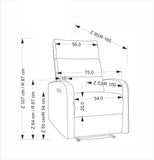 Dustin relax fotel (bézs)