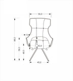 Babs szék (szürke)