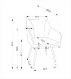 Balin szék (szürke)