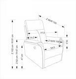 Durham relax fotel (bézs)