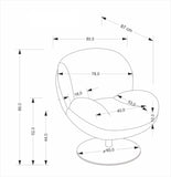 Dexter fotel (bézs)