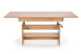 Currer dohányzóasztal / asztal, 120-160 x 70 cm (artisan tölgy)