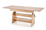 Currer dohányzóasztal / asztal, 120-160 x 70 cm (artisan tölgy)