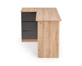 Edmund íróasztal (artisan tölgy-grafit)