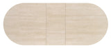 Khloe asztal (travertin), 180-220 x 90 cm