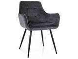 Aniston szék (fekete)