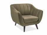 Bertelot fotel (oliva)