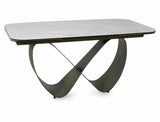 Finy asztal (réz), 160-240 x 95 cm