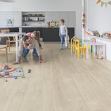 Fűrésszel vágott bézs tölgy laminált parketta - Impressive