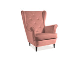 Nessa fotel (antik rózsaszín)