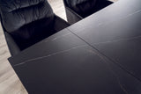 Raphael asztal (fekete), 160-240 x 90 cm