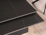 Romy asztal (fekete), 160-220 x 90 cm
