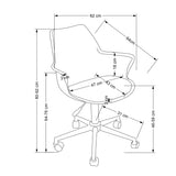 Simpson irodai forgószék (rózsaszín)