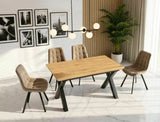 Olympia asztal, 160-240 x 90 cm