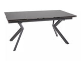 Florentine asztal (fekete), 160-240 x 90 cm