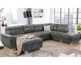 Wakefield sarokkanapé (szürke)