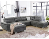 Wakefield sarokkanapé (szürke)