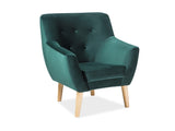 Nordic velvet fotel - Marco Mobili Bútoráruház - Fotel