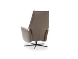 Világosbarna bőr modern relaxfotel