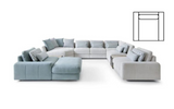 Serena elemes kanapé - 1 fotel (Gala Collezione) - Marco Mobili Bútoráruház - Sarokgarnitúra