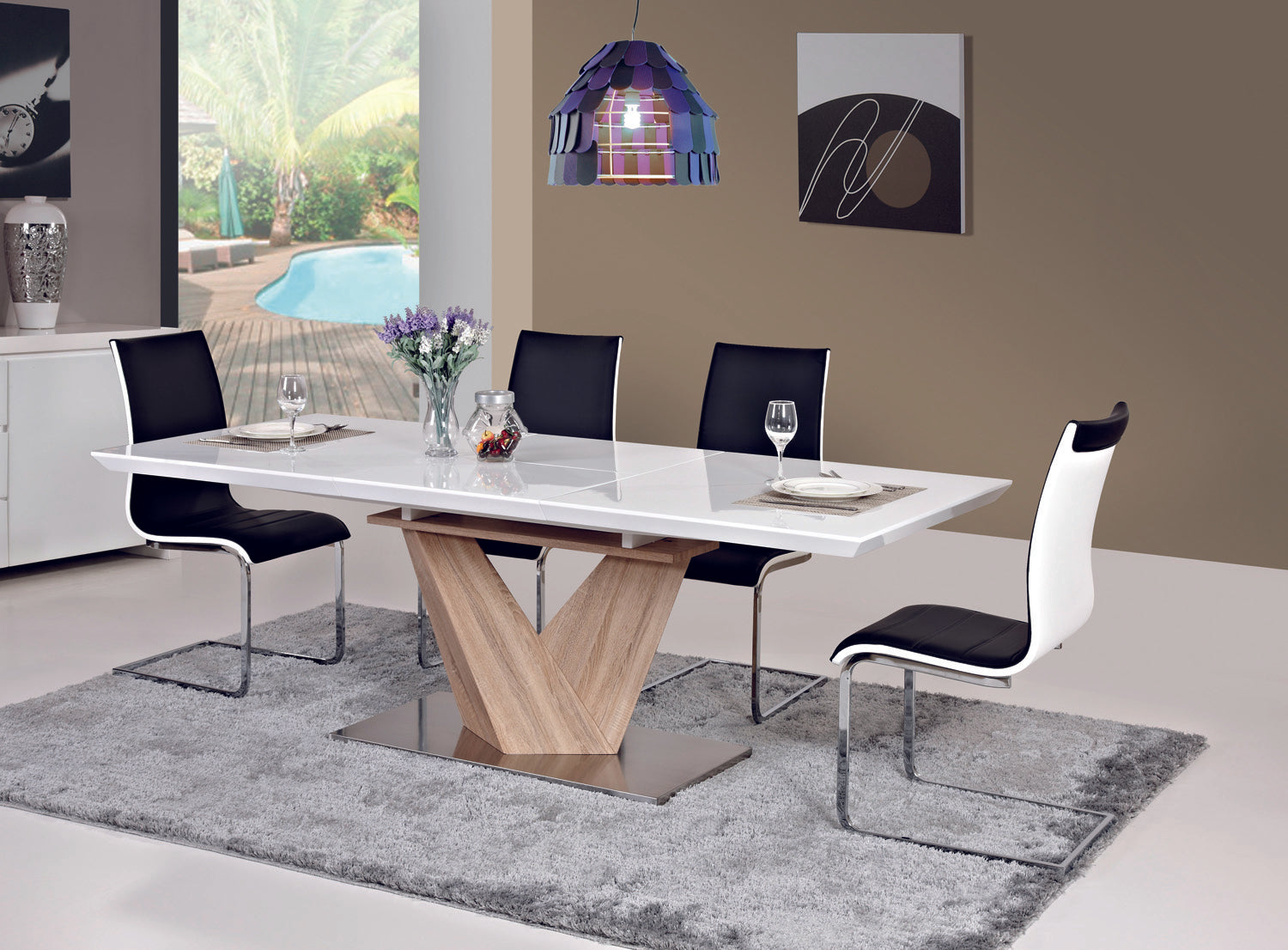 Luca asztal, 140-200 x 85 cm - Marco Mobili Bútoráruház - Étkezőasztal