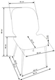 Alvina szék (szürke) - Marco Mobili Bútoráruház - Szék