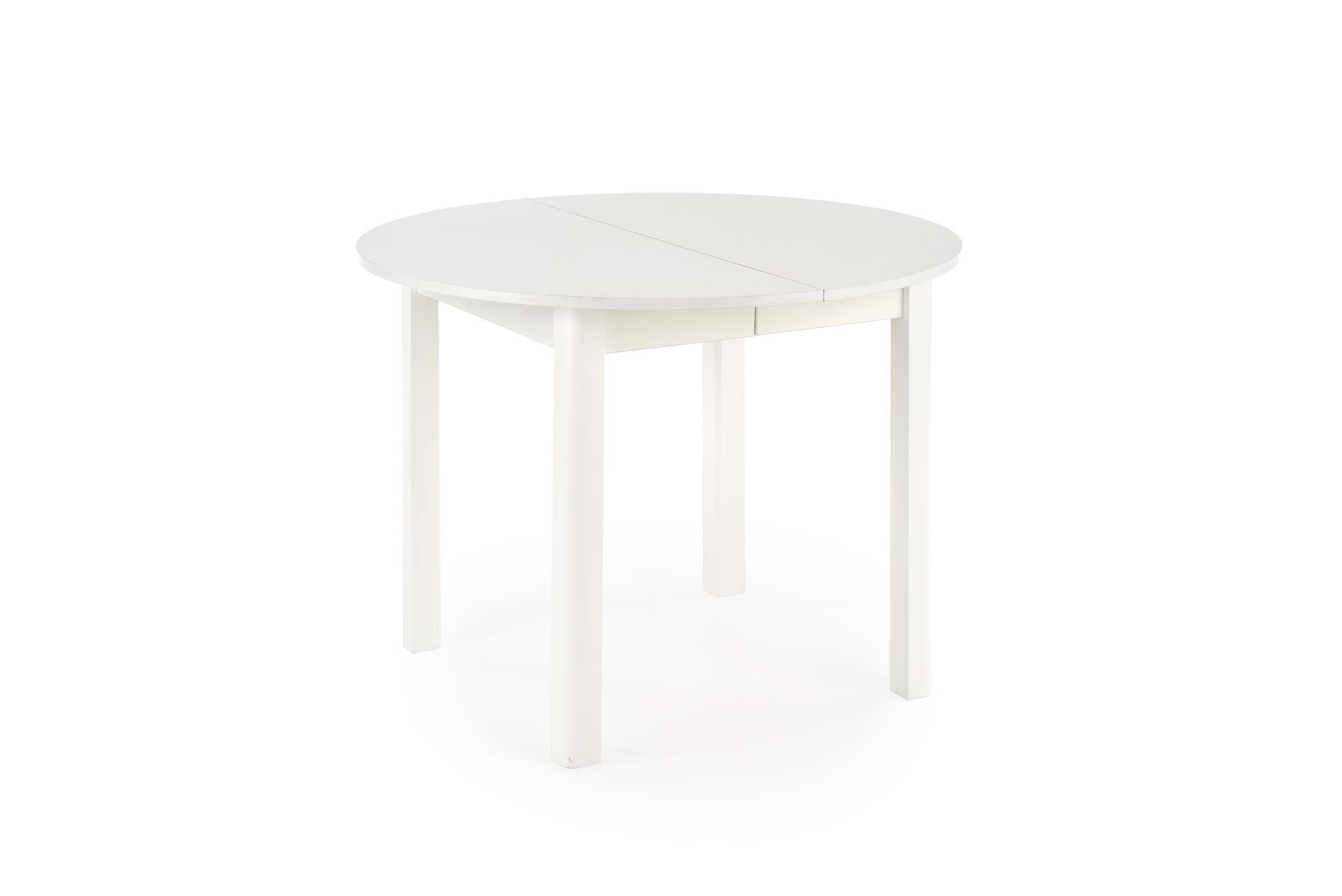 Ann asztal (fehér), 102-142 x 102 cm - Marco Mobili Bútoráruház - Étkezőasztal