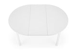 Ann asztal (fehér), 102-142 x 102 cm - Marco Mobili Bútoráruház - Étkezőasztal