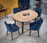 Ann asztal (kézműves tölgy), 102-142 x 102 cm - Marco Mobili Bútoráruház - Étkezőasztal