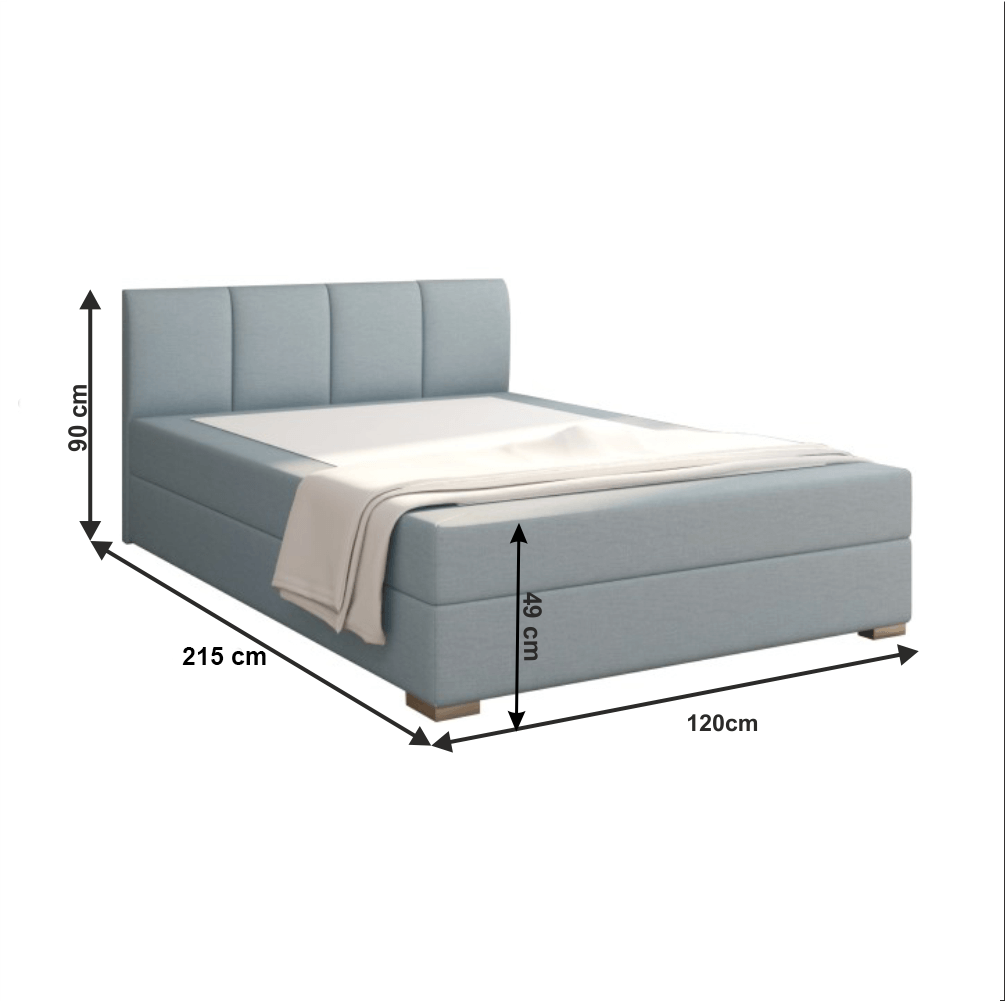 Ariana ágy, menta (140 cm)