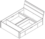 BETA 51 ágy (160×200 cm) - Marco Mobili Bútoráruház - ágy