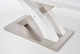 Byron asztal (fehér), 160-220 x 90 cm - Marco Mobili Bútoráruház - Étkezőasztal