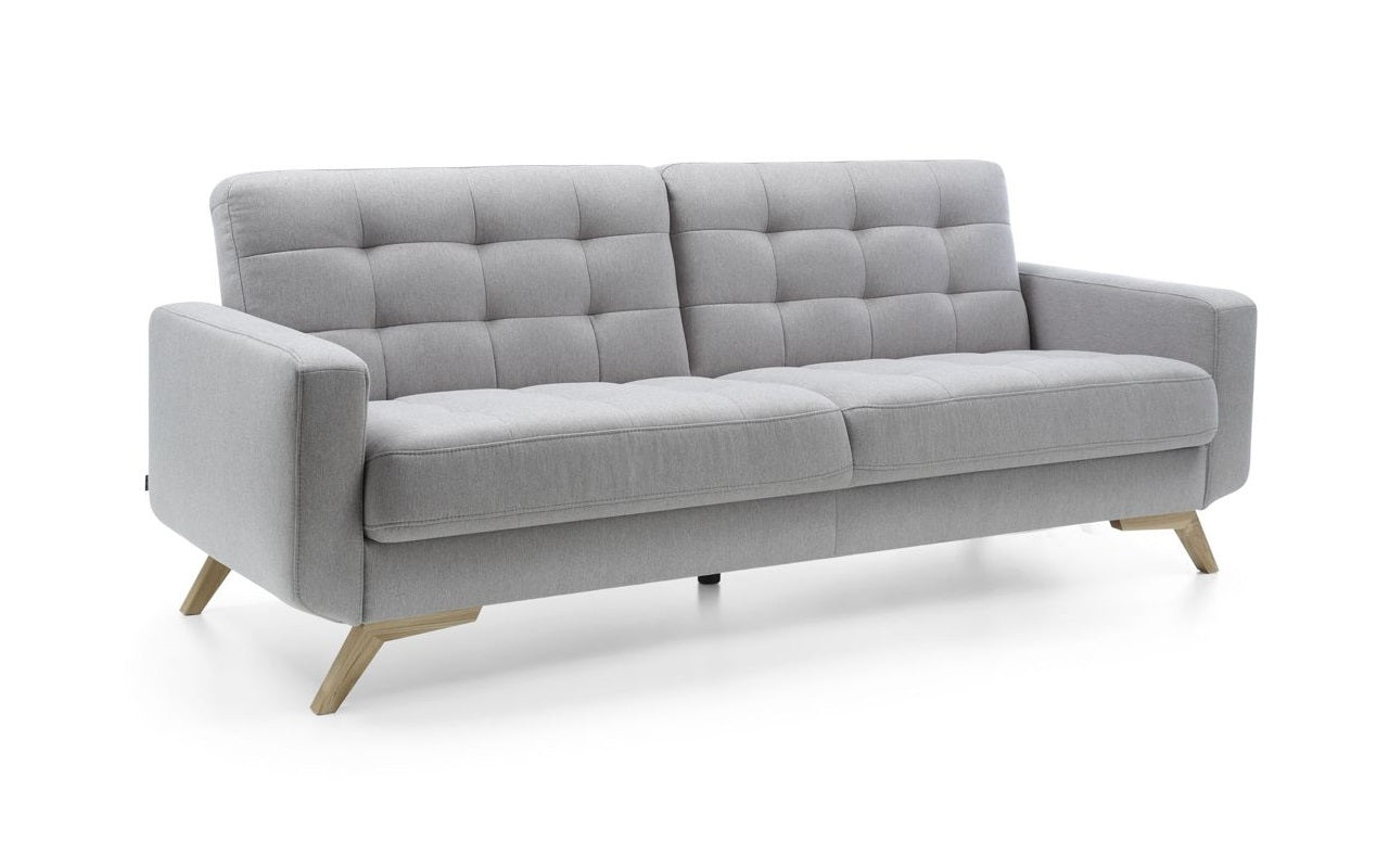 Vízzel tisztítható szövetes skandináv kanapé.