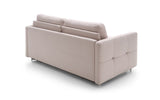 Térben elhelyezhető kétszemélyes rózsaszín kanapé