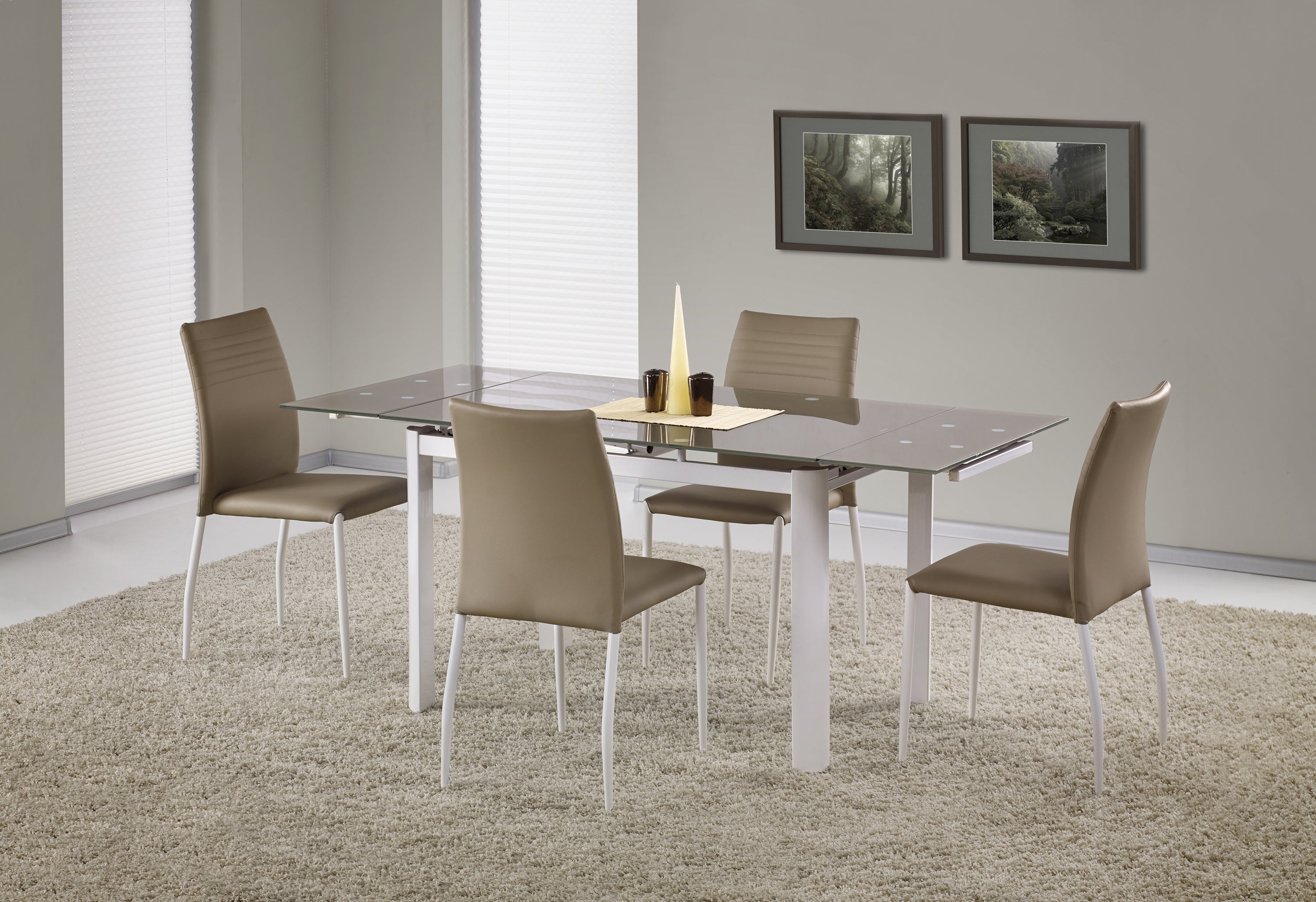 Chad asztal, 120-180 x 80 cm - Marco Mobili Bútoráruház - Étkezőasztal
