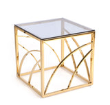 Duska dohányzóasztal (arany) - Marco Mobili Bútoráruház - Dohányzóasztal