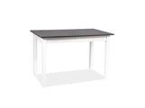 Edie asztal (antracit-fehér), 100-140 x 60 cm - Marco Mobili Bútoráruház - Étkezőasztal