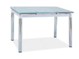 Edith II asztal (fehér), 110-170 x 74 cm - Marco Mobili Bútoráruház - Étkezőasztal