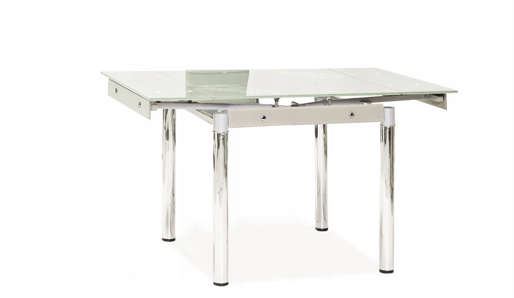 Edith IV asztal (fehér), 80-131 x 80 cm - Marco Mobili Bútoráruház - Étkezőasztal