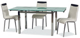Edith asztal (fehér), 110-170 x 74 cm - Marco Mobili Bútoráruház - Étkezőasztal