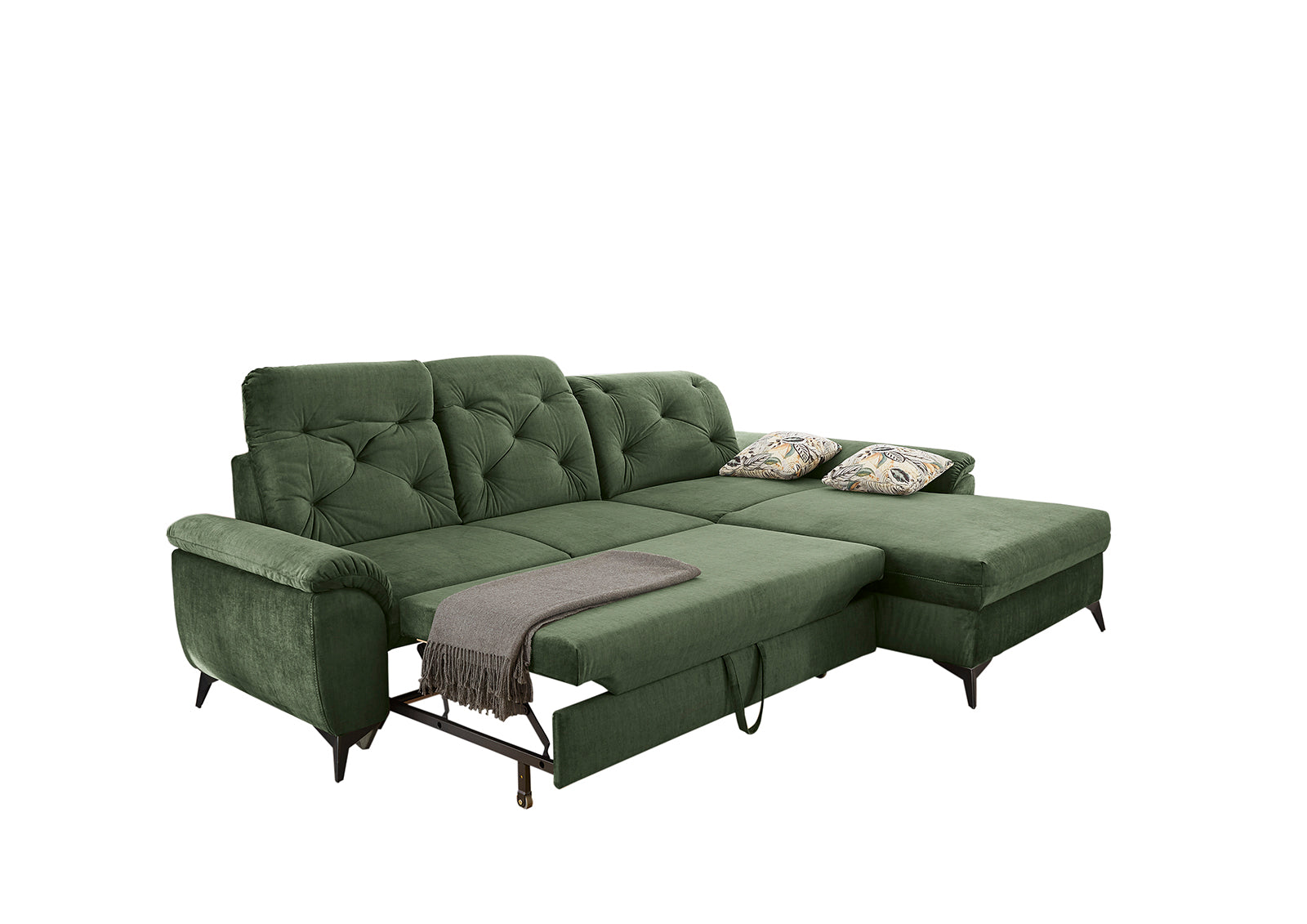 Eugén kanapé (olivazöld)