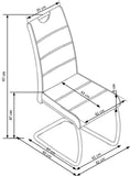 Gentry szék (szürke)