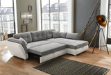 Koa kanapé (szürke-fehér) - Marco Mobili Bútoráruház - Sarokgarnitúra