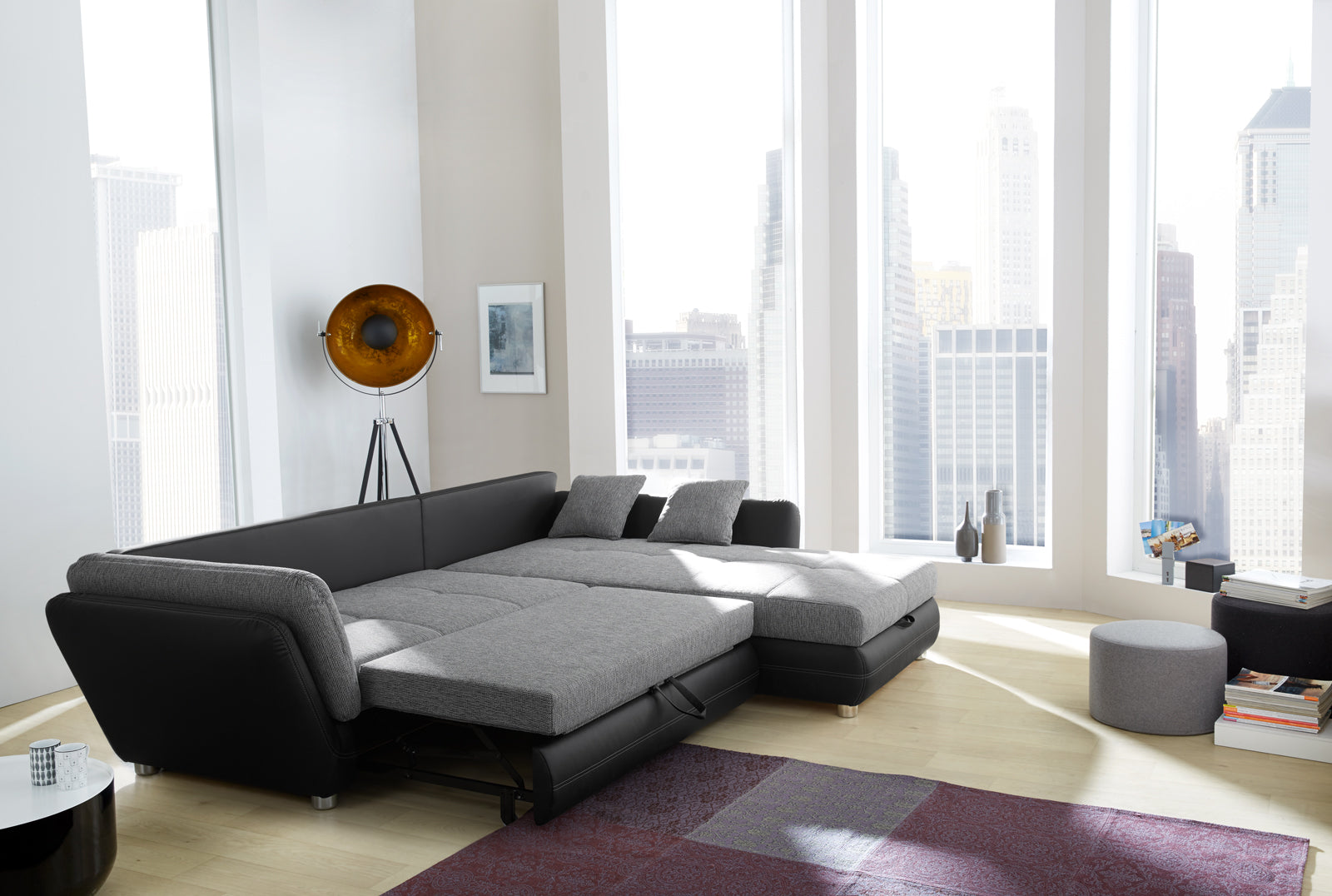 Koa kanapé (szürke-fekete) - Marco Mobili Bútoráruház - Sarokgarnitúra