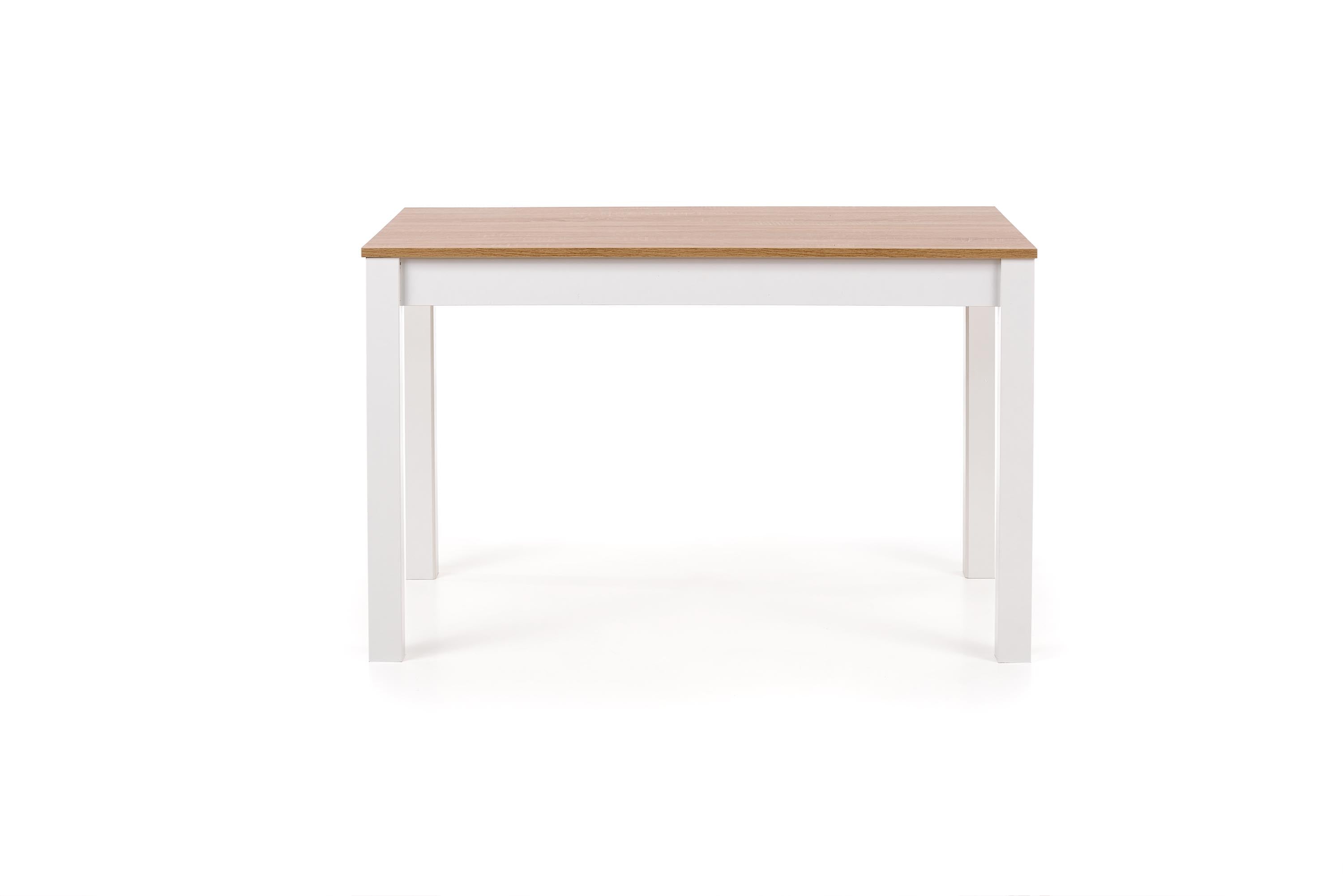 Kendall asztal (sonoma tölgy és fehér), 120 x 68 cm - Marco Mobili Bútoráruház - Étkezőasztal