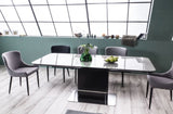 Kit asztal, 160-210 x 90 cm - Marco Mobili Bútoráruház - Étkezőasztal