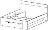BETA 91 ágy (160×200 cm) - Marco Mobili Bútoráruház - ágy